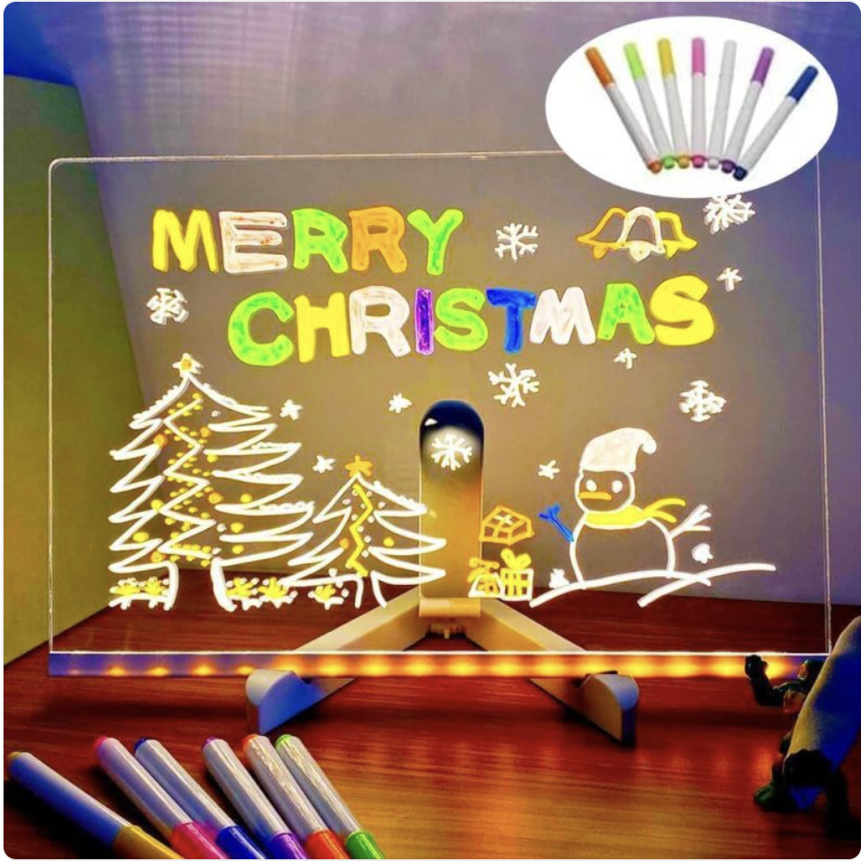 Color LED Acrylic Memo Board
